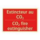 Extincteur au CO₂ - CO₂ fire extinguisher