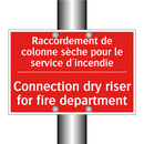Raccordement de colonne sèche /.../ - Connection dry riser for fire /.../