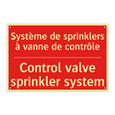 Système de sprinklers à vanne /.../ - Control valve sprinkler system