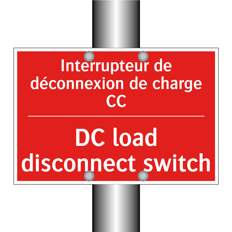 Interrupteur de déconnexion de /.../ - DC load disconnect switch