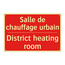 Salle de chauffage urbain - District heating room