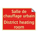 Salle de chauffage urbain - District heating room