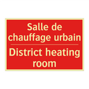 Salle de chauffage urbain - District heating room