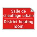 Salle de chauffage urbain - District heating room