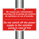 Ne coupez pas l'alimentation électrique /.../ - Do not switch off the power supply /.../