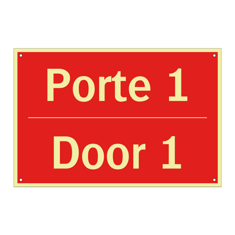 Porte 1 - Door 1