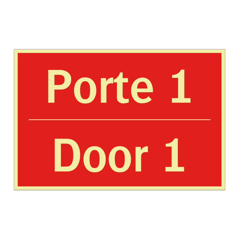 Porte 1 - Door 1