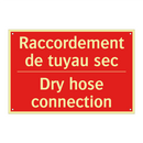 Raccordement de tuyau sec - Dry hose connection