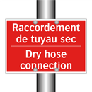 Raccordement de tuyau sec - Dry hose connection