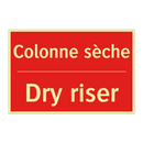 Colonne sèche - Dry riser