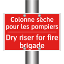 Colonne sèche pour les pompiers /.../ - Dry riser for fire brigade