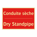 Conduite sèche - Dry Standpipe