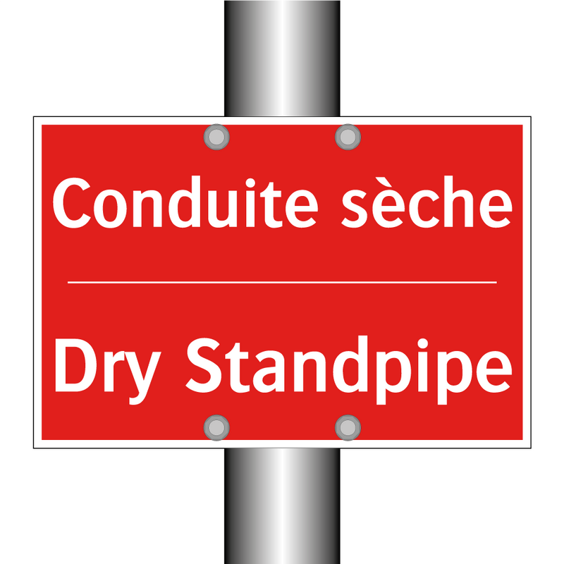 Conduite sèche - Dry Standpipe