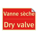 Vanne sèche - Dry valve