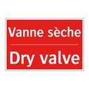 Vanne sèche - Dry valve