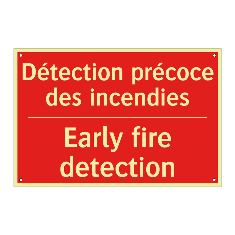 Détection précoce des incendies /.../ - Early fire detection