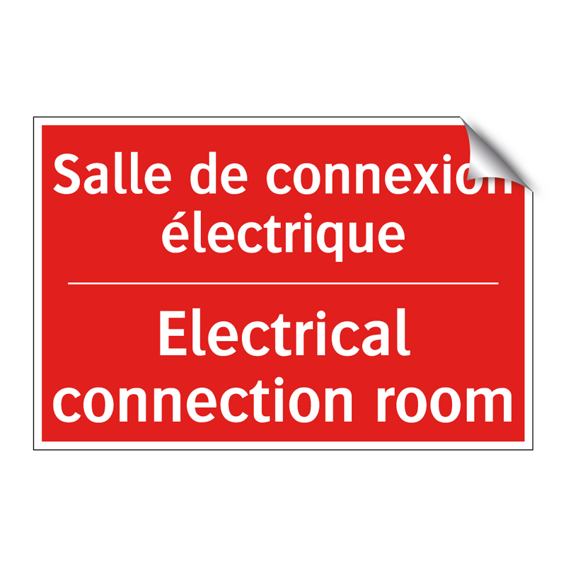 Salle de connexion électrique - Electrical connection room