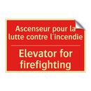 Ascenseur pour la lutte contre /.../ - Elevator for firefighting