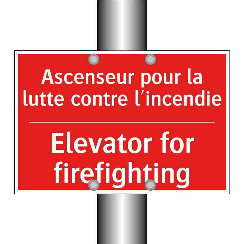 Ascenseur pour la lutte contre /.../ - Elevator for firefighting