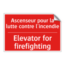 Ascenseur pour la lutte contre /.../ - Elevator for firefighting