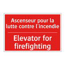 Ascenseur pour la lutte contre /.../ - Elevator for firefighting