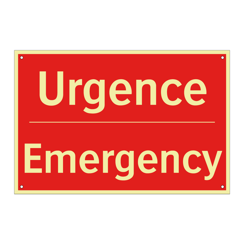 Urgence - Emergency