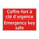 Coffre-fort à clé d'urgence - Emergency key safe