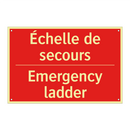 Échelle de secours - Emergency ladder