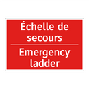 Échelle de secours - Emergency ladder