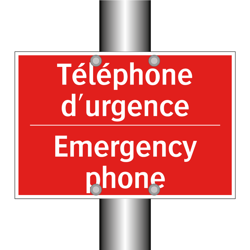 Téléphone d'urgence - Emergency phone