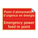 Point d'alimentation d'urgence /.../ - Emergency power feed-in point