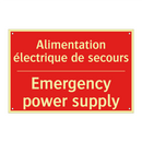Alimentation électrique de secours /.../ - Emergency power supply