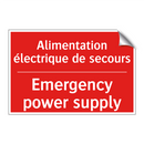 Alimentation électrique de secours /.../ - Emergency power supply
