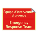 Équipe d'intervention d'urgence /.../ - Emergency Response Team