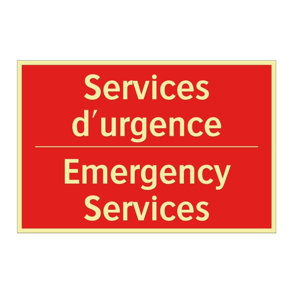 Services d'urgence - Emergency Services