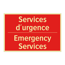 Services d'urgence - Emergency Services