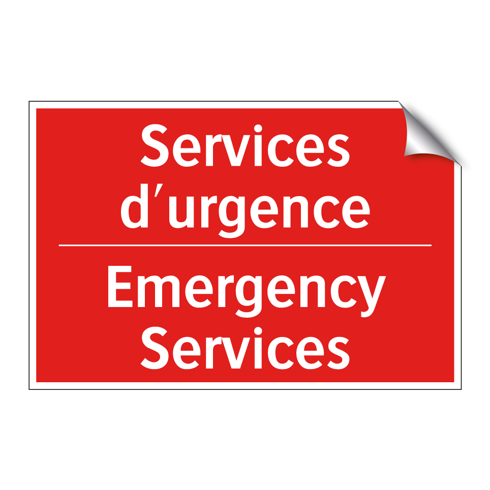 Services d'urgence - Emergency Services