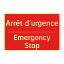 Arrêt d'urgence - Emergency Stop