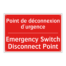 Point de déconnexion d'urgence - Emergency Switch Disconnect Point /.../
