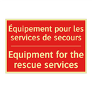Équipement pour les services de /.../ - Equipment for the rescue services /.../