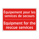 Équipement pour les services de /.../ - Equipment for the rescue services /.../