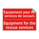 Équipement pour les services de /.../ - Equipment for the rescue services /.../