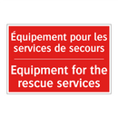 Équipement pour les services de /.../ - Equipment for the rescue services /.../