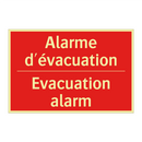 Alarme d'évacuation - Evacuation alarm