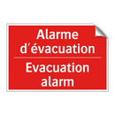 Alarme d'évacuation - Evacuation alarm