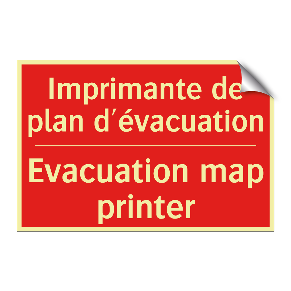 Imprimante de plan d'évacuation /.../ - Evacuation map printer