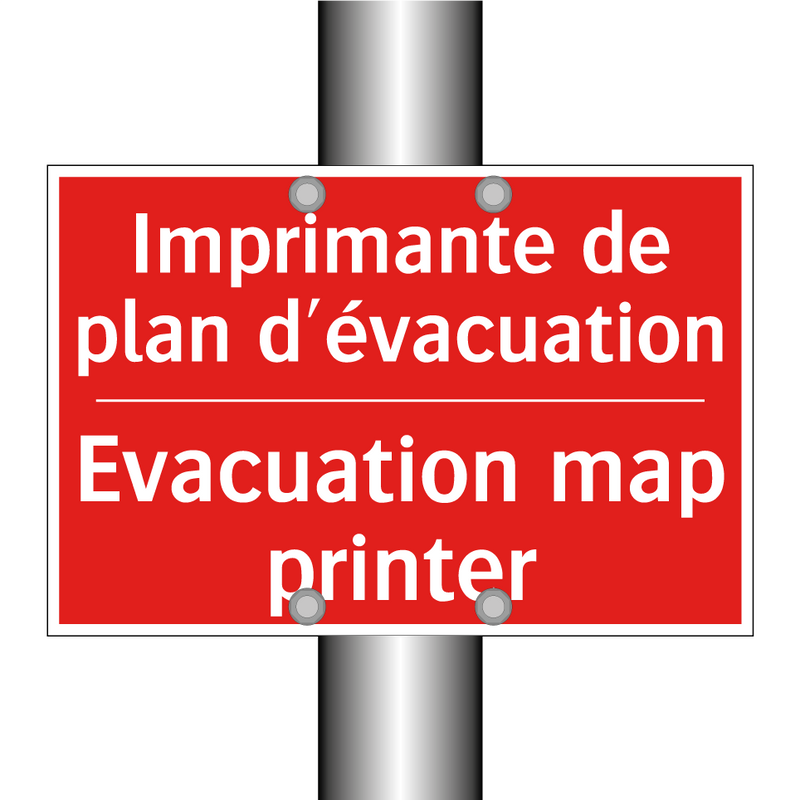 Imprimante de plan d'évacuation /.../ - Evacuation map printer