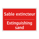 Sable extincteur - Extinguishing sand