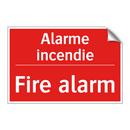 Alarme incendie - Fire alarm
