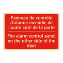 Panneau de contrôle d'alarme incendie /.../ - Fire alarm control panel on the /.../